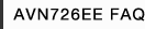 AVN726E FAQ