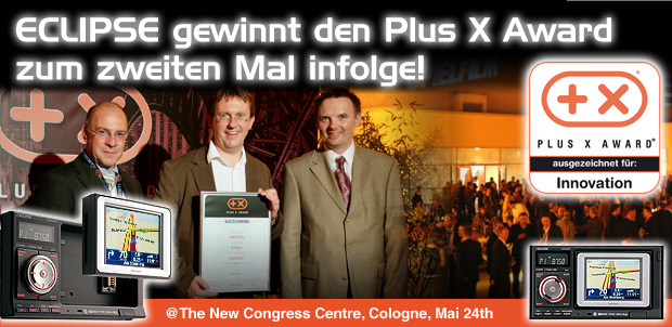 ECLIPSE gewinnt den Plus X Award  zum zweiten Mal infolge!