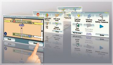 Detachable navigation section / Performance-proven TomTom navigation