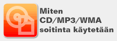 How to Operate the CD/MP3/WMA Player
