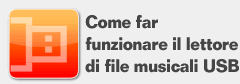 How to Operate the USB music file player