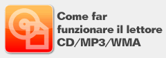 How to Operate the CD/MP3/WMA Player