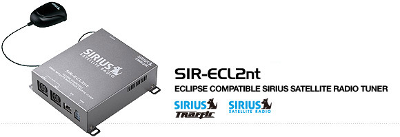 SIR-ECL2nt ECLIPSE COMPATIBLE SIRIUS SATELLITE RADIO TUNER