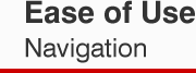 Ease of Use Navigation