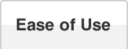 Ease of Use