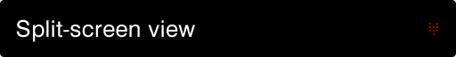 Split-screen view