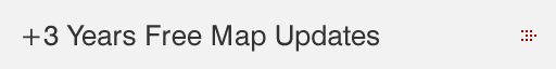 3Years Free Map Updates