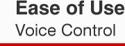 Ease of Use Voice Control