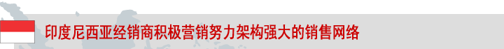印度尼西亚经销商积极营销努力架构强大的销售网络