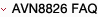 AVN8826 FAQ