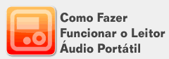 How to Operate the portable audio player