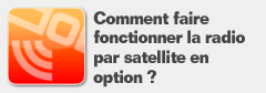 How to Operate the Tuner with an Optional Satellite Radio Tuner Connected