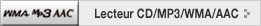Lecteur CD/MP3/WMA/AAC